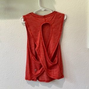 Red lululemon tank